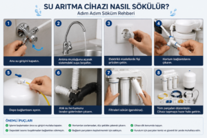su arıtma cihazı nasıl sökülür