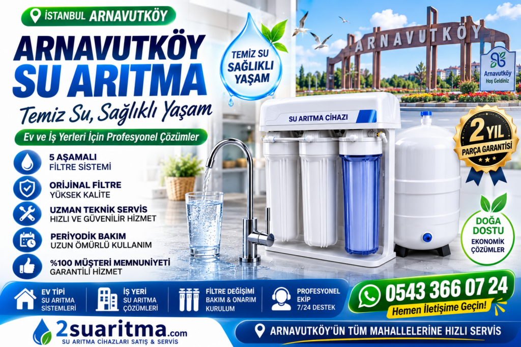 arnavutköy su arıtma servisi