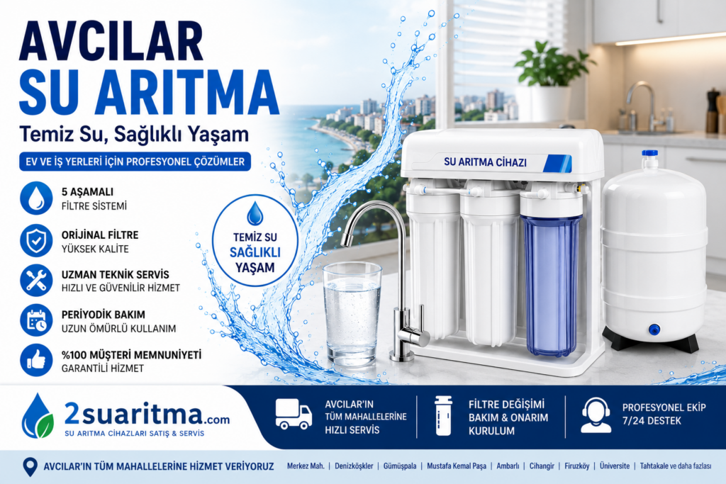 avcılar su aritma